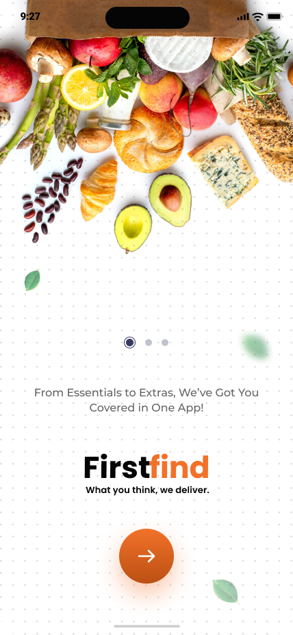 FirstFind app screen
